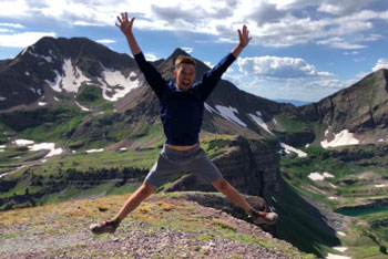 Ryan-Schrock-Hiking Chiropractor Ryan Schrock Hiking